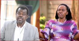 Collaged images of Busia senator Okiya Omtatah and Narc Kenya party leader Martha Karua.